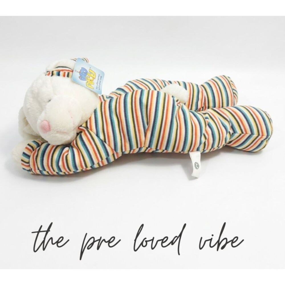 Win stuff Sleeping Bear in pajamas plush 17 inch Stuffed Toy Plush
